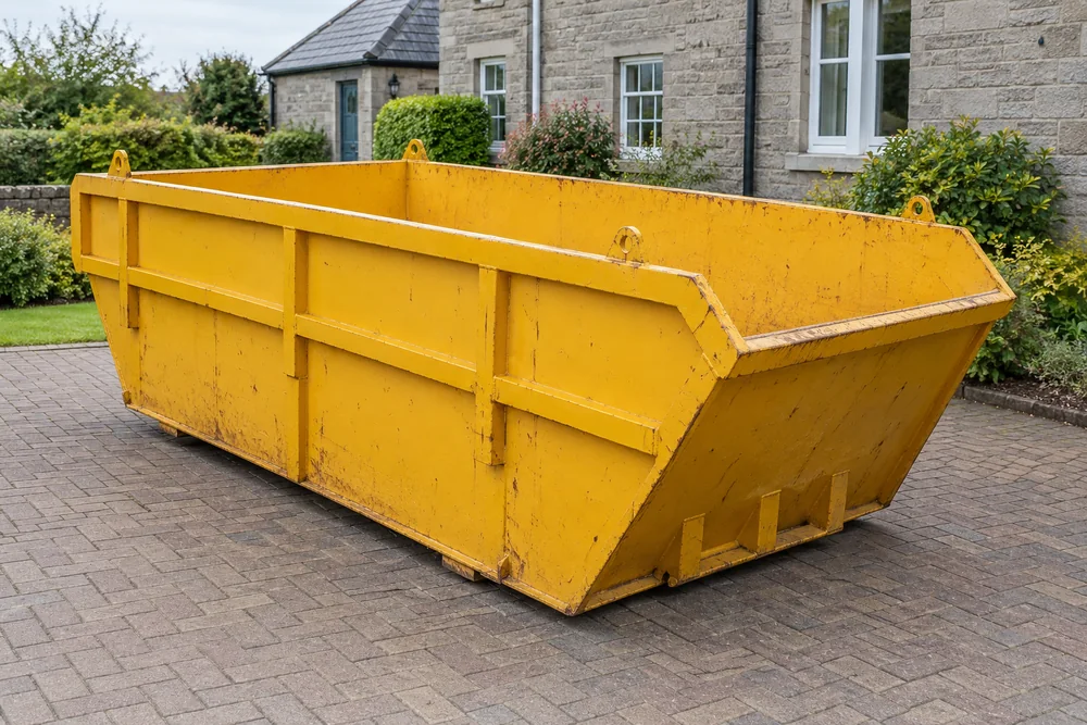 Yellow 14-yard open skip